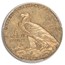 1910-D $5 Indian Gold Half Eagle AU-58 PCGS