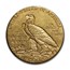 1910-D $5 Indian Gold Half Eagle AU