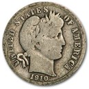 1910-D Barber Dime Good/VG