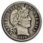 1910-D Barber Dime VF