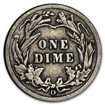 1910-D Barber Dime VF