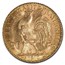 1910 France Gold 20 Francs Rooster BU