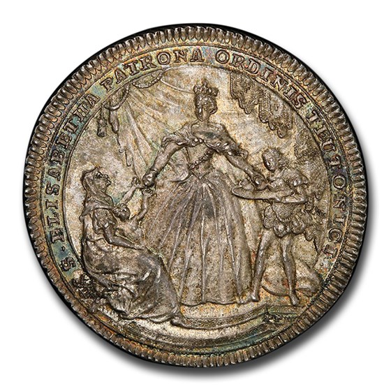 1910 German States Nurnberg AR 1/2 Schautaler MS-65 PCGS 1910 German States Nurnberg AR 1/2 Schautaler MS-65 PCGS