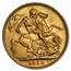 1910 Great Britain Gold Sovereign Edward VII BU