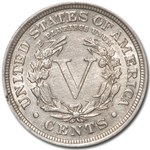 1910 Liberty Head V Nickel AU