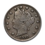 1910 Liberty Head V Nickel Good+
