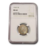 1910 Liberty Head V Nickel MS-64 NGC