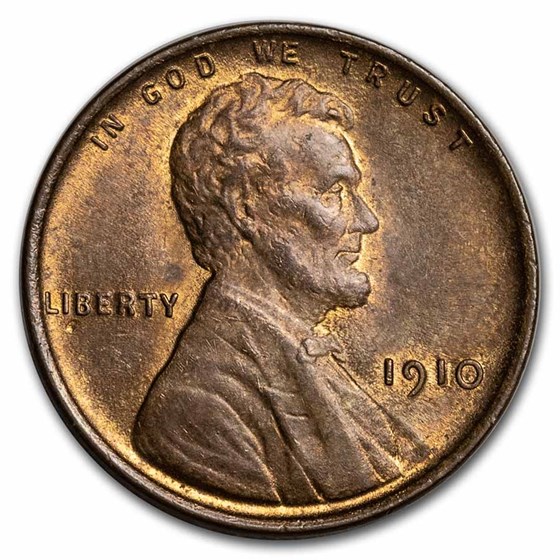 1910 Lincoln Cent BU (Red/Brown) 1910 Lincoln Cent BU (Red/Brown)