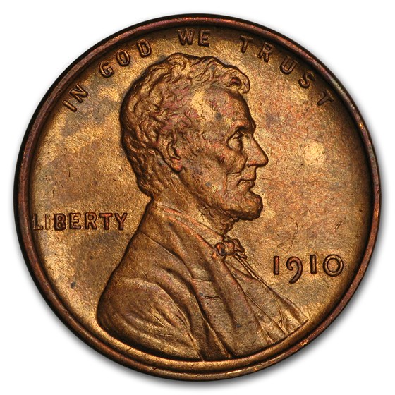 1910 Lincoln Cent BU