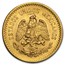 1910 Mexico Gold 10 Pesos BU