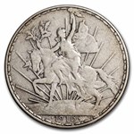 1910 Mexico Silver 1 Peso Caballito VF