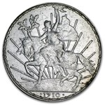 1910 Mexico Silver 1 Peso Caballito XF