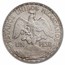 1910 Mexico Silver Peso Caballito AU Details PCGS (Cleaned)