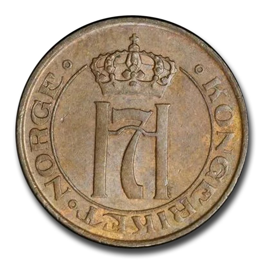 1910 Norway Ore MS-63 PCGS (Brown)