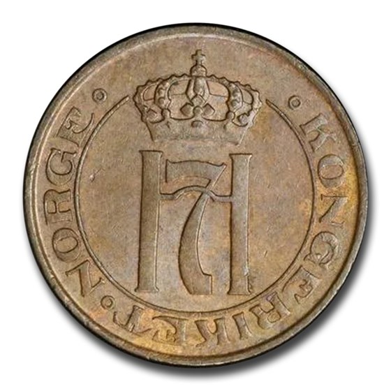 1910 Norway Ore MS-63 PCGS (Brown) 1910 Norway Ore MS-63 PCGS (Brown)