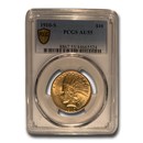 1910-S $10 Indian Gold Eagle AU-55 PCGS