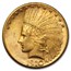 1910-S $10 Indian Gold Eagle AU