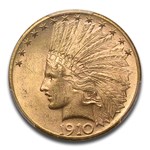 1910-S $10 Indian Gold Eagle MS-63 PCGS CAC