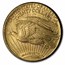1910-S $20 Saint-Gaudens Gold Double Eagle AU