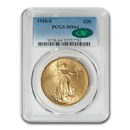 1910-S $20 Saint-Gaudens Gold Double Eagle MS-64 PCGS CAC 1910-S $20 Saint-Gaudens Gold Double Eagle MS-64 PCGS CAC