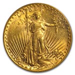 1910-S $20 St Gaudens Gold Double Eagle MS-62 PCGS