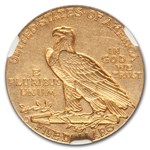 1910-S $5 Indian Gold Half Eagle AU-55 NGC