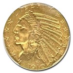 1910-S $5 Indian Gold Half Eagle MS-64 PCGS CAC