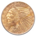 1910-S $5 Indian Half Eagle MS-62 PCGS