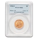 1910-S $5 Indian Half Eagle MS-62 PCGS