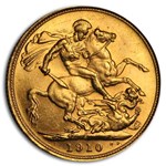 1910-S Australia Gold Sovereign Edward VII BU