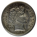 1910-S Barber Dime AU