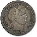 1910-S Barber Dime Fine
