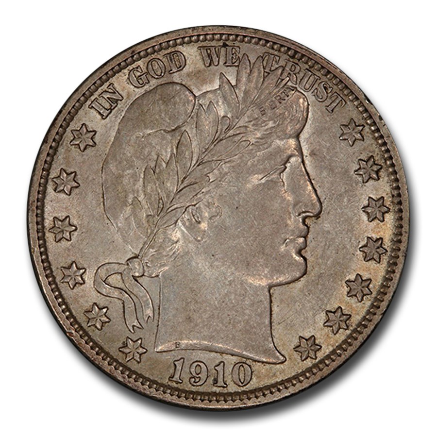 1910-S Barber Half Dollar AU-53 PCGS