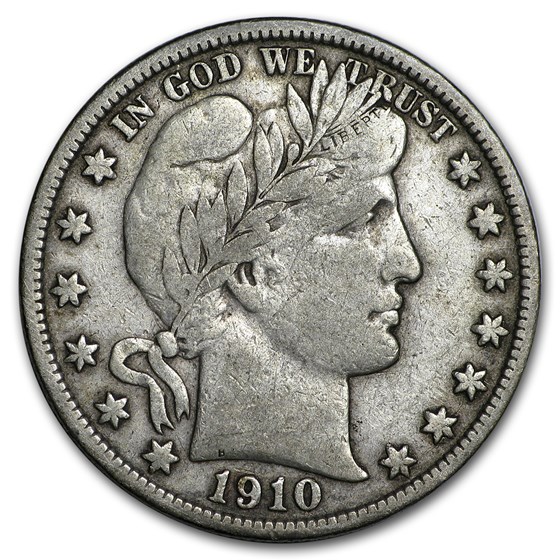 1910-S Barber Half Dollar VF 1910-S Barber Half Dollar VF