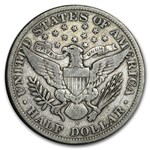 1910-S Barber Half Dollar VF