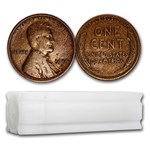 1910-S Lincoln Cent 50-Coin Roll Avg Circ