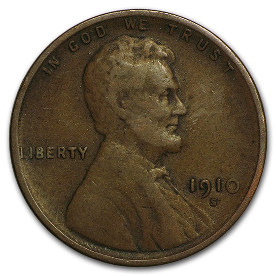1910-S Lincoln Cent VF 1910-S Lincoln Cent VF
