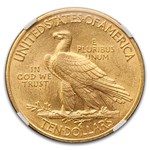 1911 $10 Indian Gold Eagle AU-58 NGC