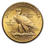 1911 $10 Indian Gold Eagle AU