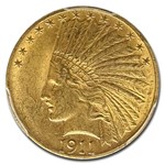 1911 $10 Indian Gold Eagle MS-62 PCGS