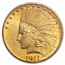 1911 $10 Indian Gold Eagle MS-62 PCGS
