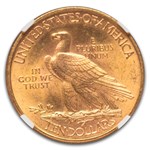 1911 $10 Indian Gold Eagle MS-64 NGC