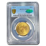 1911 $10 Indian Gold Eagle MS-64 PCGS CAC