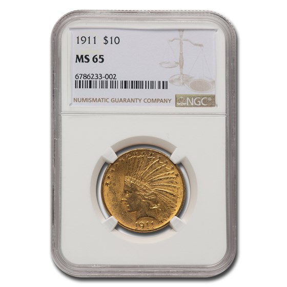 1911 $10 Indian Gold Eagle MS-65 NGC 1911 $10 Indian Gold Eagle MS-65 NGC