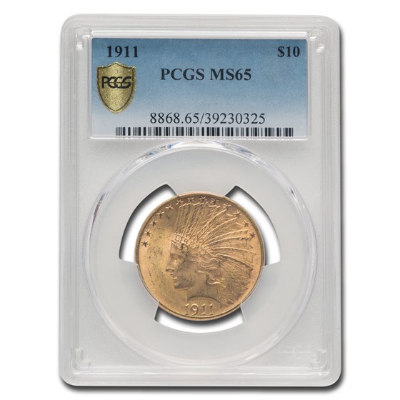 1911 $10 Indian Gold Eagle MS-65 PCGS 1911 $10 Indian Gold Eagle MS-65 PCGS