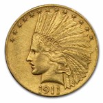 1911 $10 Indian Gold Eagle XF