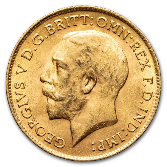 1911-1915 Great Britain Gold Half Sovereign George V BU 1911-1915 Great Britain Gold Half Sovereign George V BU