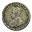 1911-1919 Canada Silver 10 Cents George V Avg Circ