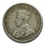 1911-1919 Canada Silver 10 Cents George V Avg Circ