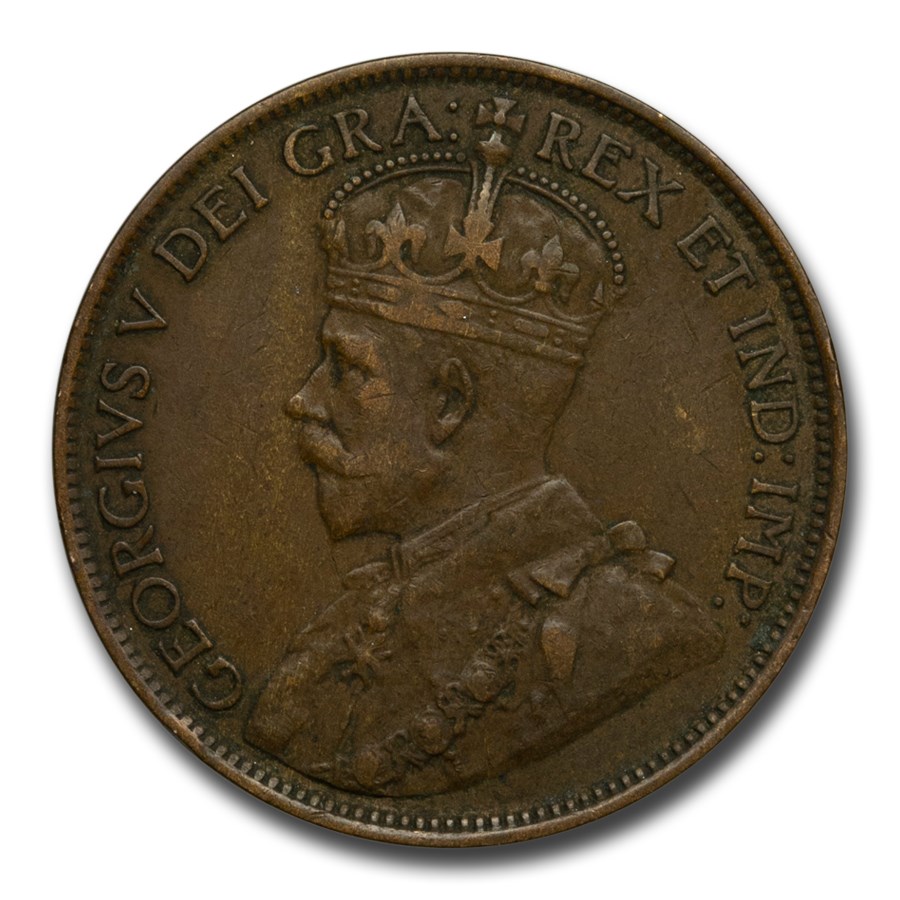 1911-1920 Canada Large Cent George V Avg Circ